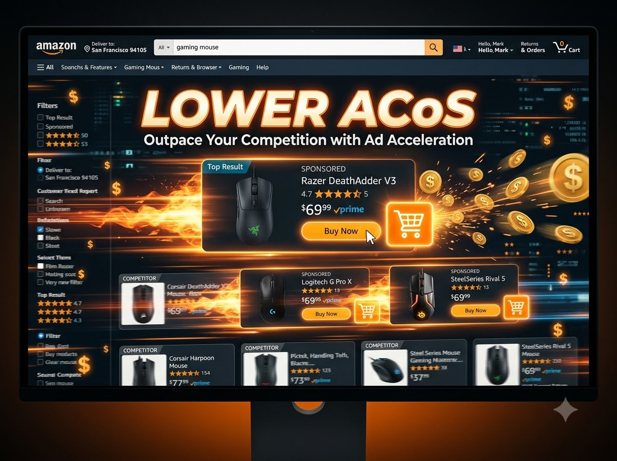 amazon Sponsored Products PPC Strategy Lower ACoS Boost TACOS
